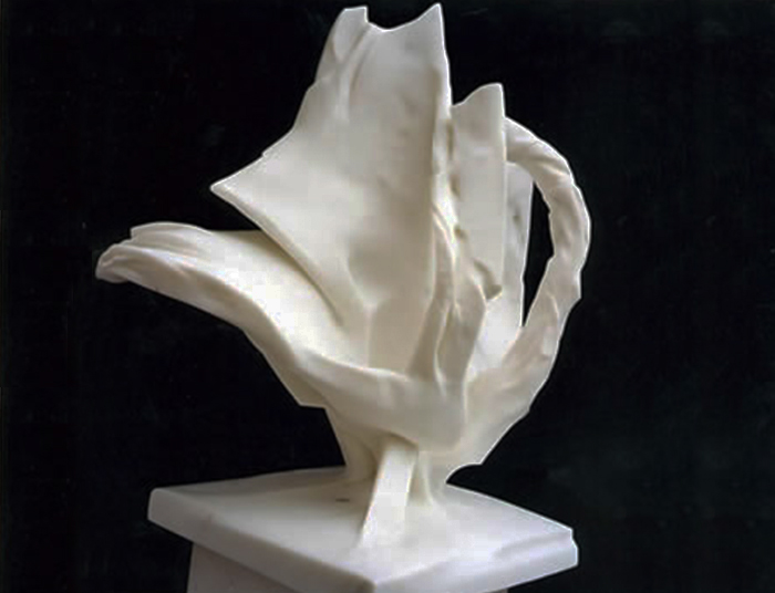 1996 - Marmo Bianco di Carrara - Heillbronn - Coll. Schwan - 85x80cm